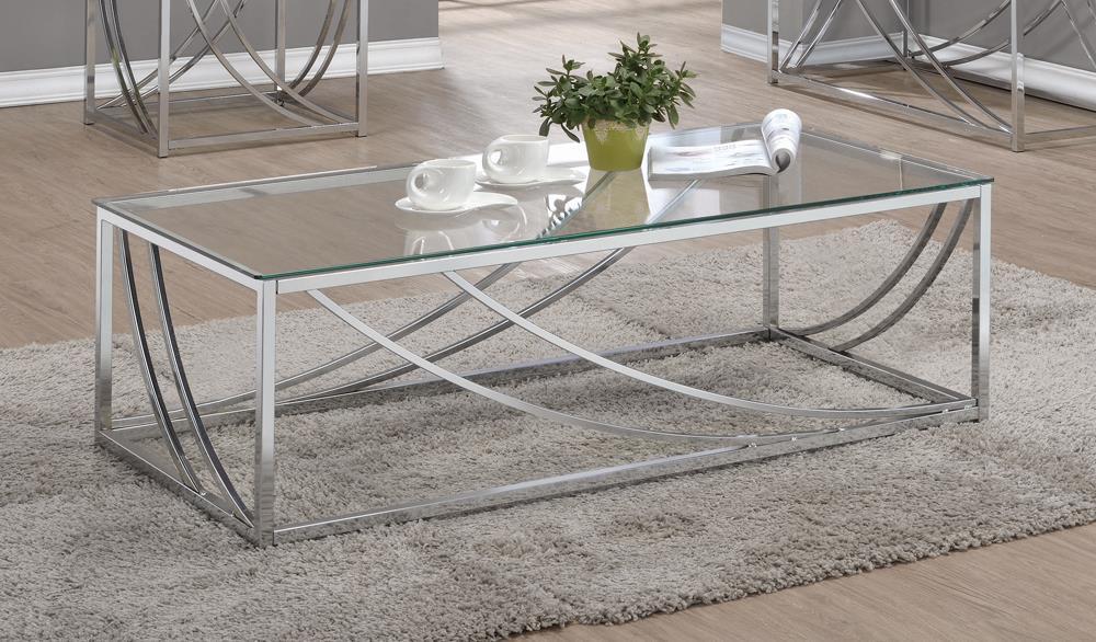 G720498 Contemporary Chrome Coffee Table image