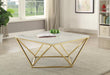 G700846 Modern White Coffee Table image